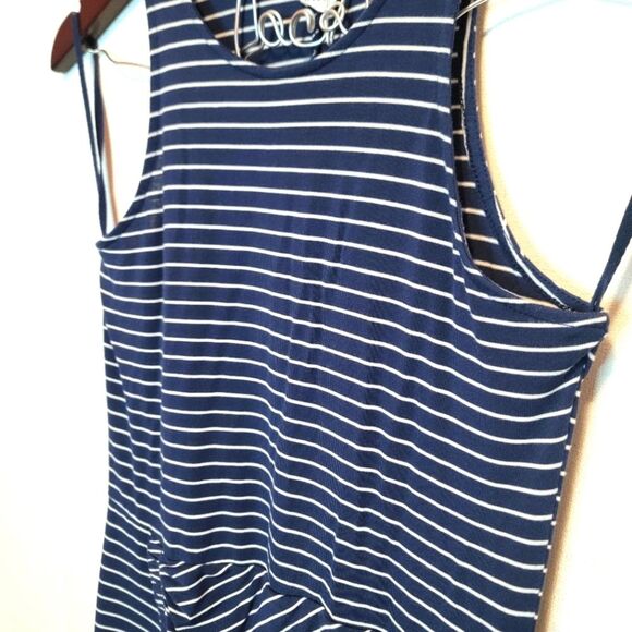 Gap Sleeveless Striped Maxi Dress Size XXS - Picture 5 of 11